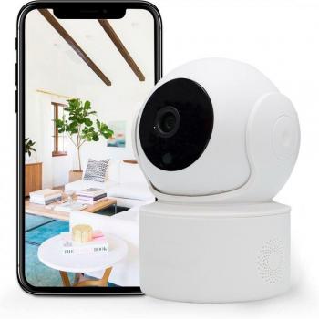 Cámara de Seguridad Inteligente Inalámbrica Q-S5 5.0MP con Audio Bidireccional y Detección de Movimiento