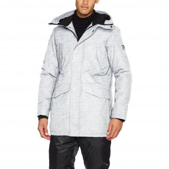 Jack & Jones Tech Jjtmelange, Parka para Hombre, Gris