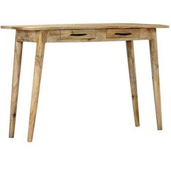SengentoStyle Wandtafel 115x40x75 cm massief ruw mangohout