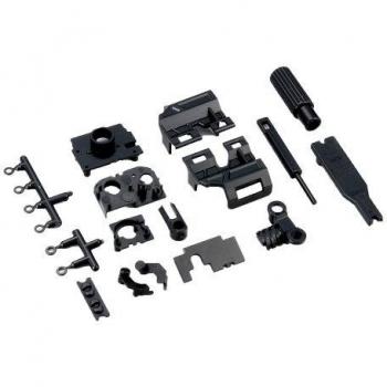 Kyosho- Piezas de chasis, Color Gris