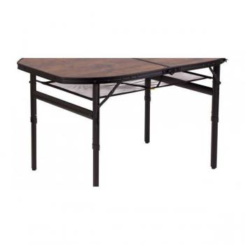 Mesa Plegable Industrial Melrose 120 x 80 cm Ovalada tipo Maleta