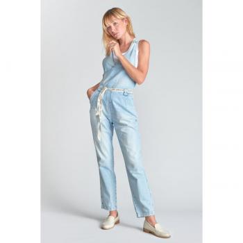 Le Temps des Cerises Riga Women's Denim Overalls in Faded Blue, Size S