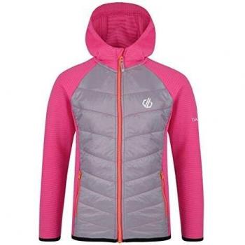 Dare 2b Diffusion Hybrid - Plumífero para niños, Unisex niños, DKN335 5QDC09, CybPk/Argent, FR : M