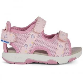Sandalias Geox Multy para Niñas en Rosa Claro y Rosa Oscuro