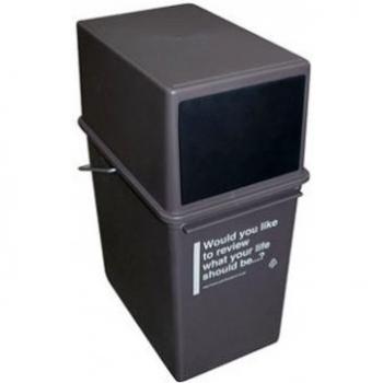 LEDS Y ORDENACION M111344 - Cubo apilable 17 l - Choco