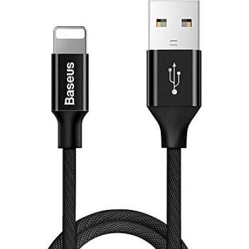 Cable de carga y sincronización Lightning para iPhone 1.2m Baseus
