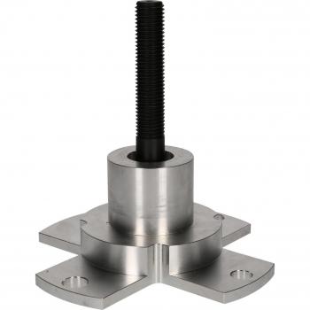 KS TOOLS Placa de guía con rosca M20x2,5, diámetro exterior 179 mm
