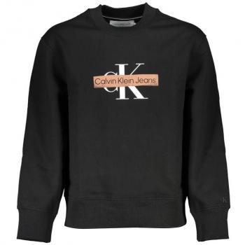 Calvin Klein Modern Black Crew Neck Sweatshirt - XXL Relaxed Fit