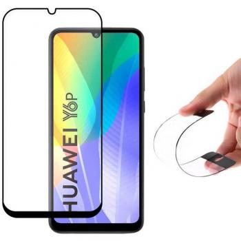 Protector de Pantalla de Vidrio Templado Full Cover Full Glue para Galaxy A41 - Negro