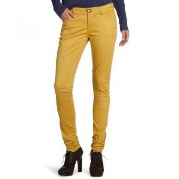 Only - Leggings para mujer, talla 40, color amarillo