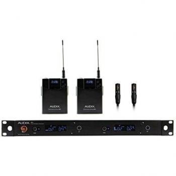 Audix AP62 Wireless Microphone System with 2 B60 Bodypack Transmitters