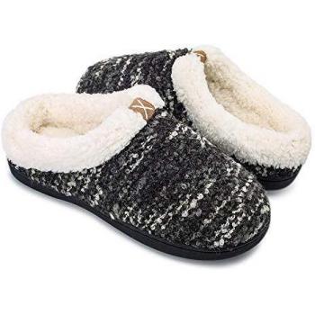 OUSIMEN Zapatillas Casa Hombre Mujer Invierno Calido Zapatillas Memory Foam Slipper Ultraligero cómodo y Antideslizante Zapatilla de Estar por casa para Mujer Zapatillas de Interior