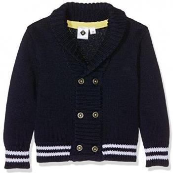 Grain de Blé Gilet, Chaqueta Punto Bebés, Azul
