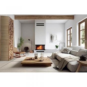 Chimenea de acero KRATKI NBC 1000/400 15 kW Ø 200 con puerta elevable