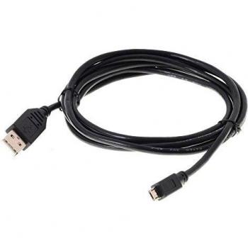 Cable USB 2.0 A a Micro-USB B de 1,8 m, Negro, Conectores Macho/Macho