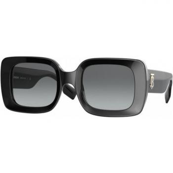 Burberry BE4327 Delilah 300111 Black/Grey Gradient Square Sunglasses for Women