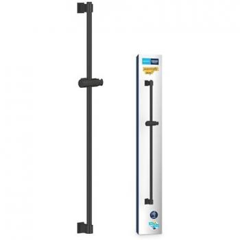 Barra de Ducha Universal Grohe Vitalio 90 cm, Negro Mate, con Soporte Ajustable y Sistema de Montaje Rápido