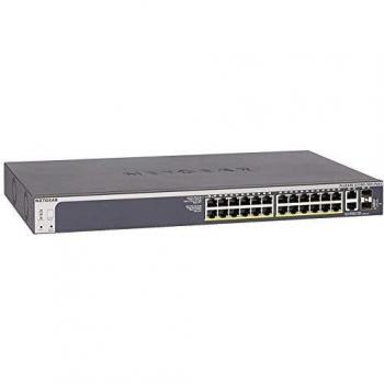 NETGEAR 28-Port Gigabit/10G Stackable Smart Managed Pro PoE Switch