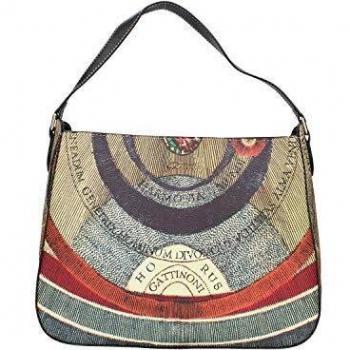 Bolso de Hombro Planetarium Gattinoni Multicolor para Mujer con Cierre de Cremallera Talla Única