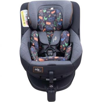Jyoko Funda para Reductor Silla Coche Joie Spin 360 - Funda compatible con silla de coche, diseño Happy Dino, adecuada para el modelo Joie Spin 360
