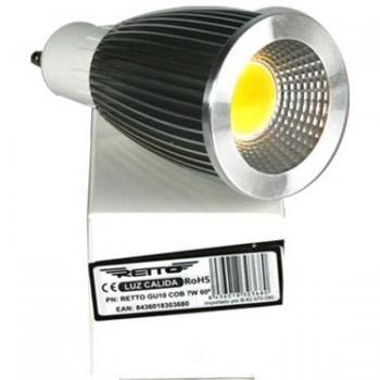 Retto - Bombilla led gu10 7w luz calida 220v