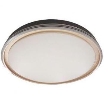 Plafón Picola LED 60W 3000-4200-6500K Negro/Oro 5400lm (Ø50x50x7cm) con Mando a Distancia