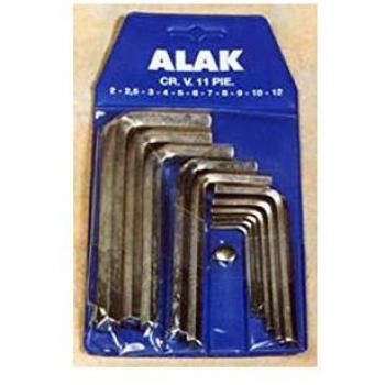Llave Allen Cv Pav. Jgo Bolsa 2 A 12/11 Pz