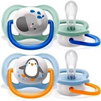 Avent Ultra Air Animals Pacifier 0-6 Months Boy (2 Pack)