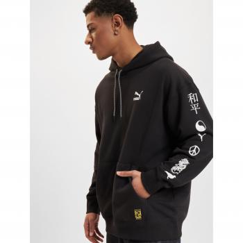 Puma X Staple Graphic Hoodie - Black Hooded Sweatshirt