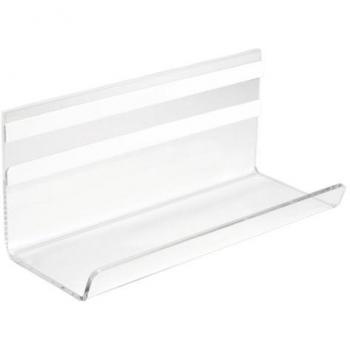 SIGEL GL199Portalápices, bandeja de acrílico transparente transparente, fijación con adhesivo, 17 cm