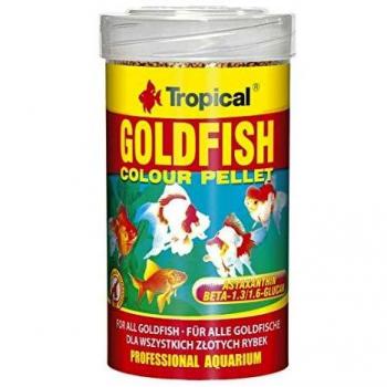Tropical Goldfish Colour Pellet - Pellet de pienso intensificador de Color, 1 Unidad