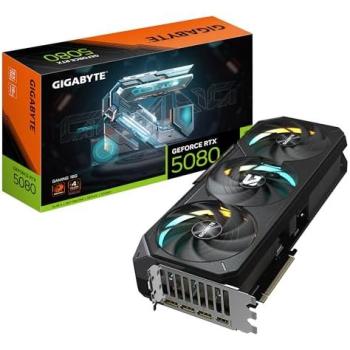Tarjeta Gráfica Gigabyte GeForce RTX 5080 Gaming 16GB GDDR7, 256 bits, PCI-E 5.0, NVIDIA DLSS 4