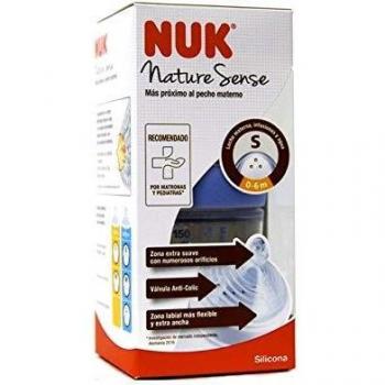 Nuk Nature Sense Silicone Baby Bottle 150ml (0-6 Months)