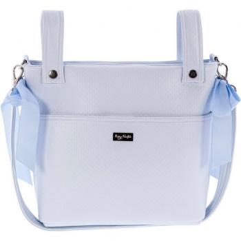 Bolso para silla de paseo o talega Rosy Fuentes - Bolso práctico y funcional, diseño moderno, fabricado en materiales resistentes y duraderos, múltiples compartimentos para organización, fácil de instalar en la silla de paseo, ligero y portátil