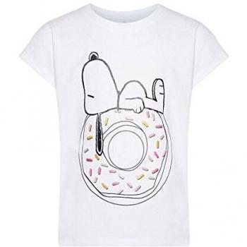 NAME IT kfsnoopy Sasha SS TOP, bianco, 122/128