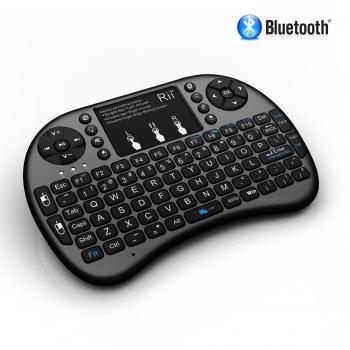 Rii i8+ Bluetooth Mini Wireless Keyboard with Backlight and Touchpad for PC/Mac/Android