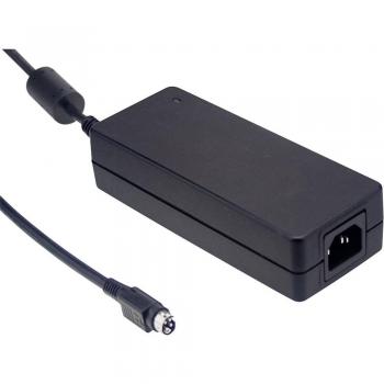 MEAN WELL Adaptador AC/DC 100-240V, salida de 20V DC, 6A, potencia de 120W, fuente de alimentación de escritorio