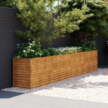 Corten Steel Garden Raised Bed 385x50x69 cm