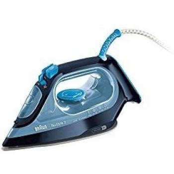 Braun Hogar SI3050BL Plancha, Potencia 2400 w, Suela Super Ceramic freeglide 3D con Planchado bidireccional