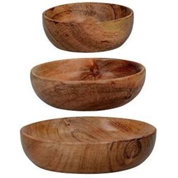 Artesà Cuencos de Madera para Aperitivos o Salsas, Juego de 3