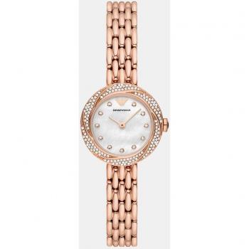Reloj Emporio Armani AR11474 para Mujer de Acero en Oro Rosa con Cristales Sostenible