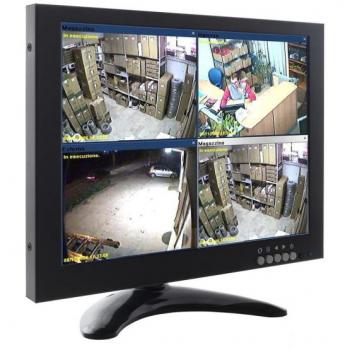 Monitor Digital 10.1 TFT para Videovigilancia CCTV con entradas AV, VGA, BNC y HDMI