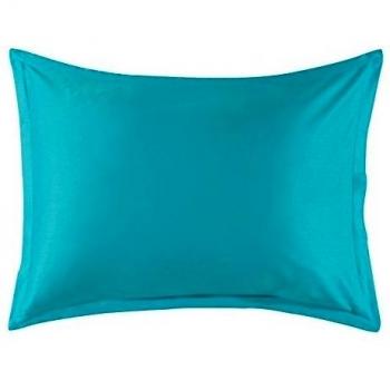 Essix D68 – 32006 – 201037-SXU Uni Laguna - Funda de almohada rectangular, satén de algodón, 50 x 70 cm
