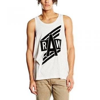 G-STAR Oranium r tanktop-Tank Top Hombre    Weiß