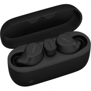 Jabra Evolve2 Buds True Wireless Stereo (TWS) In-Ear Bluetooth Earbuds with USB-C MS, Call/Music Functionality, Black