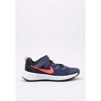 Nike Revolution 6 PS Zapatillas Deportivas Planas para Niño Azul