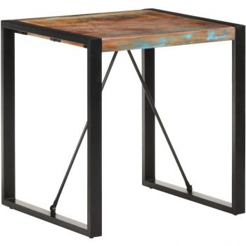 vidaXL Dining Table 70x70x75 cm Solid Reclaimed Wood