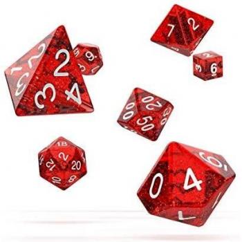 Dados RPG Oakie Doakie Speckled Rojo (7)