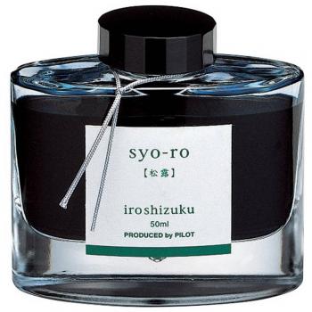 Pilot Iroshizuku Fountain Pen Ink - 50ml Bottle - Syo-ro (Green)