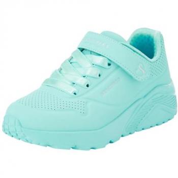 Zapatillas Niña Skechers Uno Lite Turquesa 32 Sin Cordones